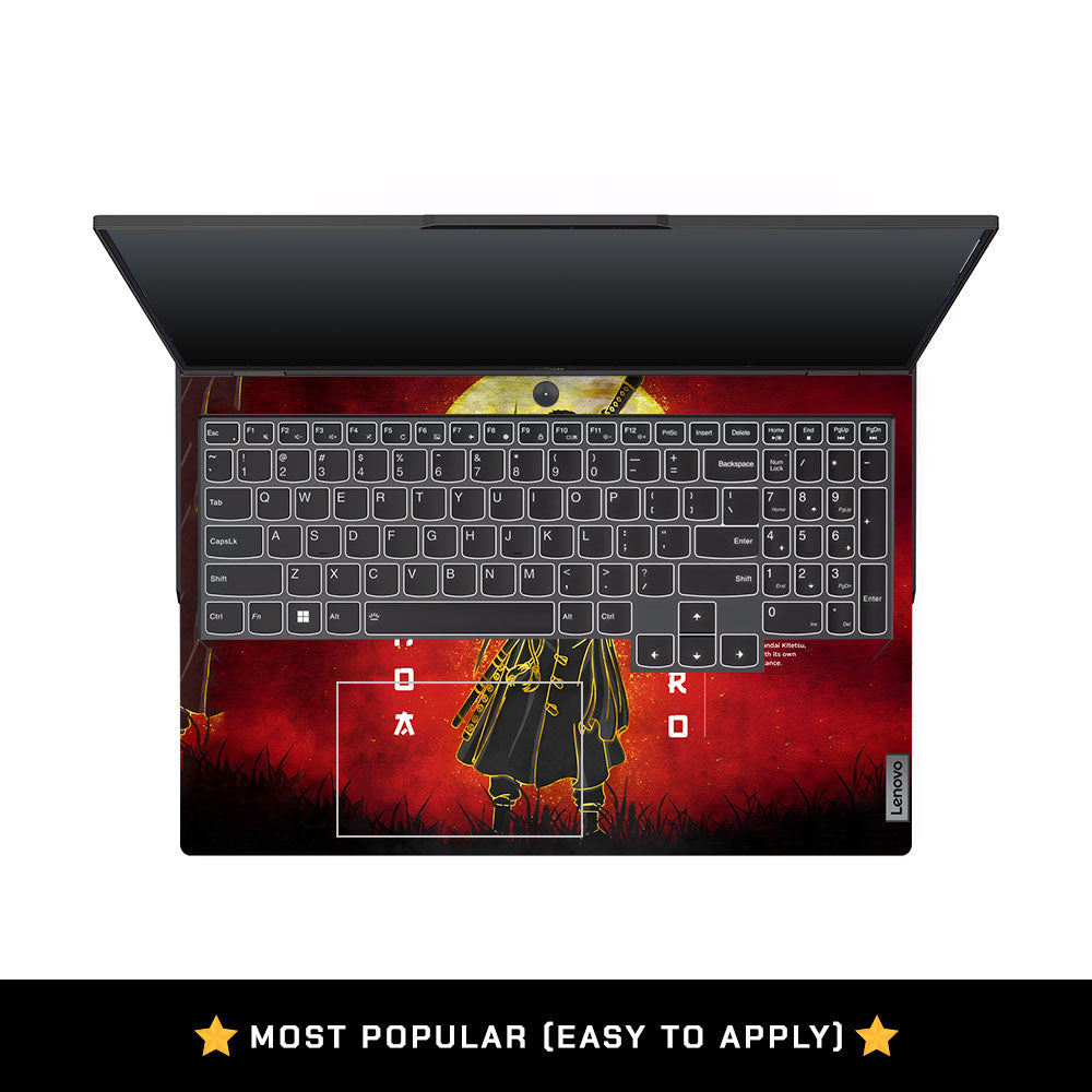 Zoro Under Golden Moon Lenovo Legion 5 Pro 16IRX8 and 16IRX9 Laptop Skin