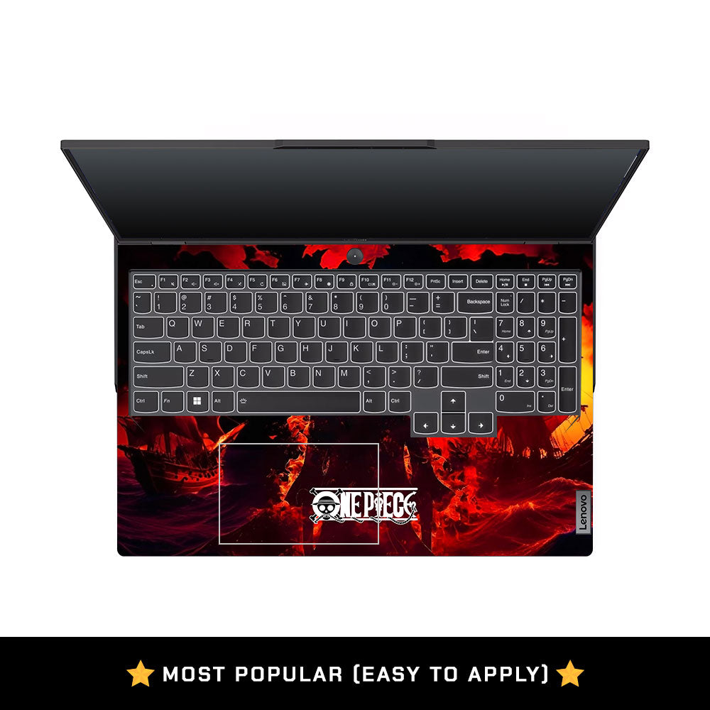 Burning Tide Pirate Lenovo Legion 5 Pro 16IRX8 and 16IRX9 Laptop Skin
