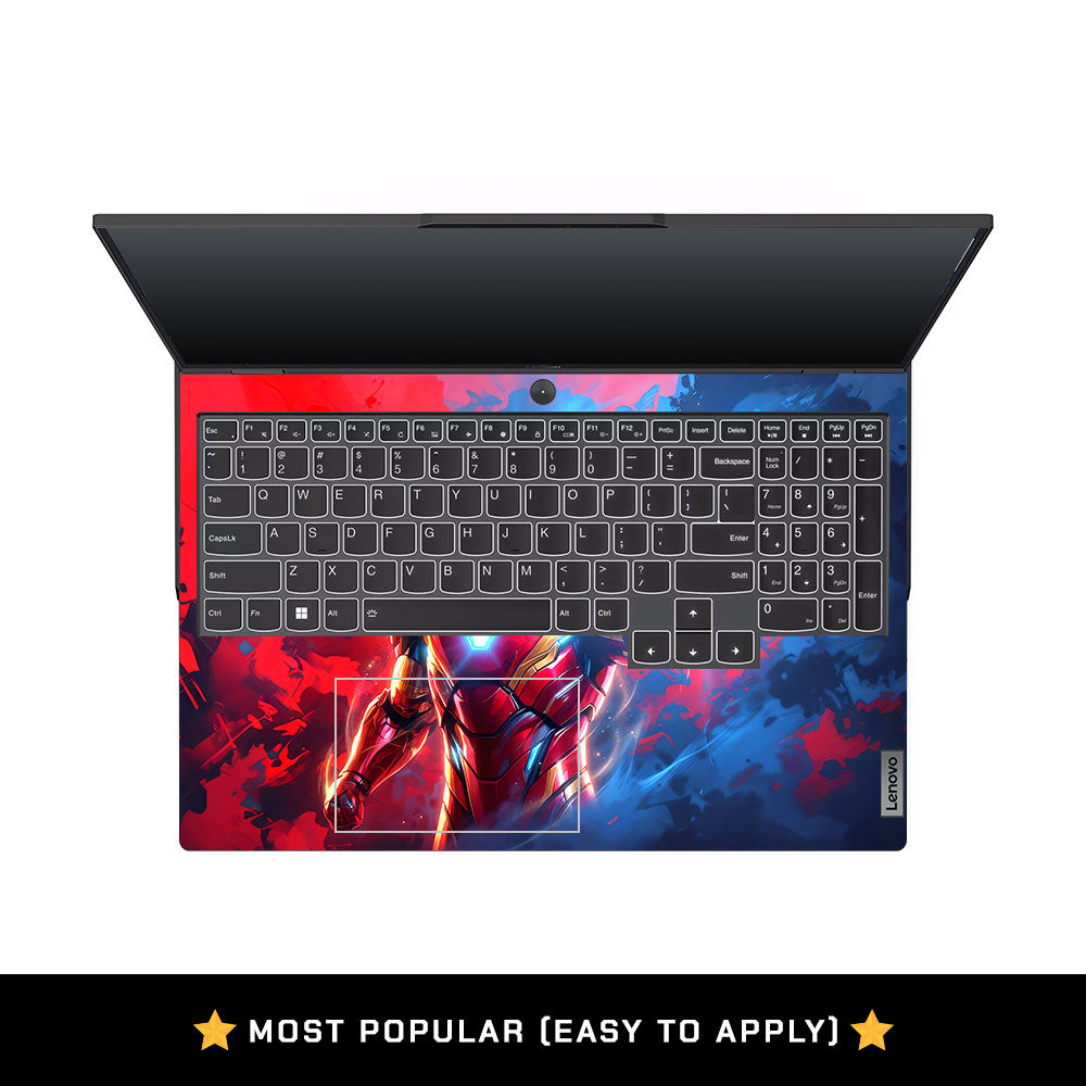 Iron Man Arc Reactor Power Lenovo Legion 5 Pro 16IRX8 and 16IRX9 Laptop Skin