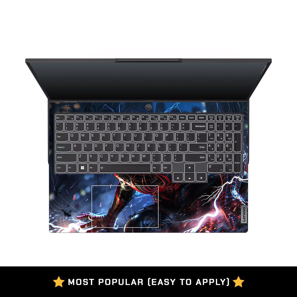 Neon Web Hero Lenovo Legion 5 Pro 16IRX8 and 16IRX9 Laptop Skin