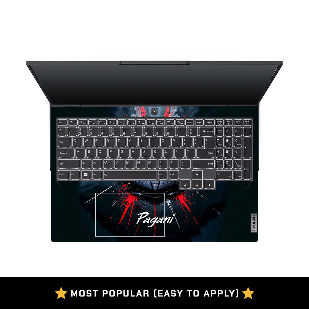 Pagani Midnight Impact Lenovo Legion 5 Pro 16IRX8 and 16IRX9  Laptop Skin
