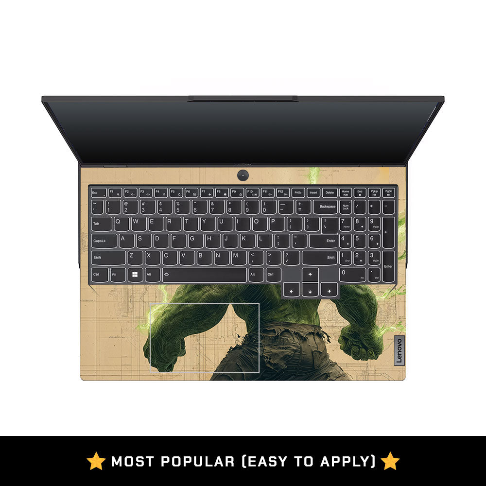 Hulk Unleashed Lenovo Legion 5 Pro 16IRX8 and 16IRX9 Laptop Skin