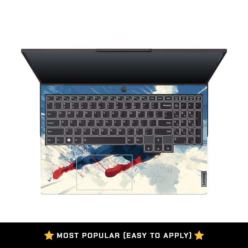 Spiderman Velocity Lenovo Legion 5 Pro 16IRX8 and 16IRX9 Laptop Skin