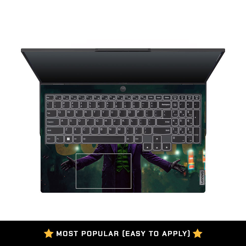 The Joker Chaos Lenovo Legion 5 Pro 16IRX8 and 16IRX9 Laptop Skin