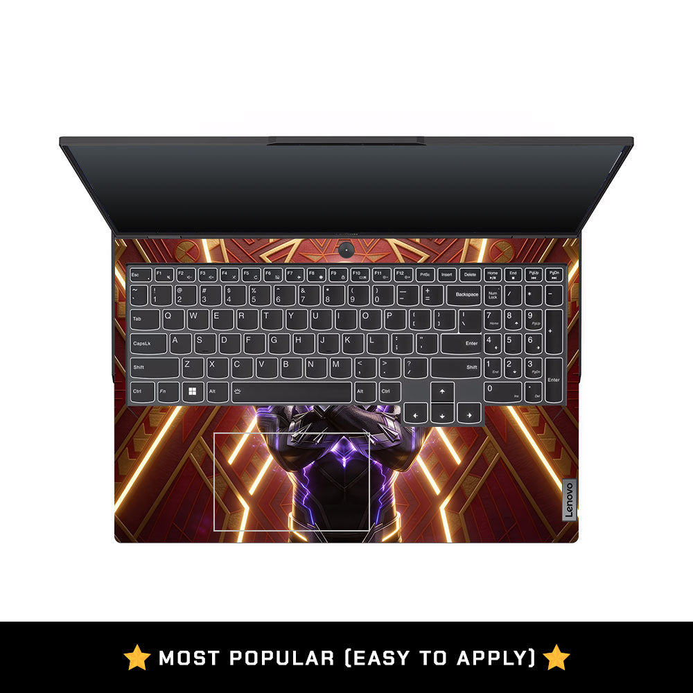 Wakanda Royal Power Lenovo Legion 5 Pro 16IRX8 and 16IRX9 Laptop Skin