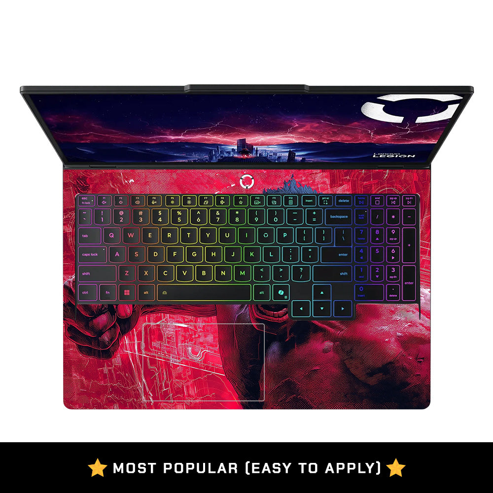 Red Comic Giant Lenovo Legion Pro 5 16ADR10 Laptop Skin