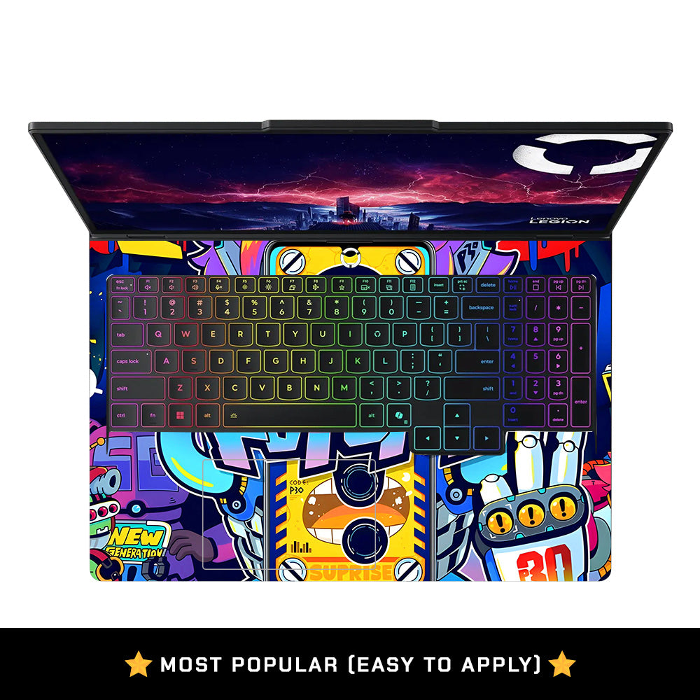 Futuristic Cyberpunk Vision Lenovo Legion Pro 5 16AFR10 Laptop Skin
