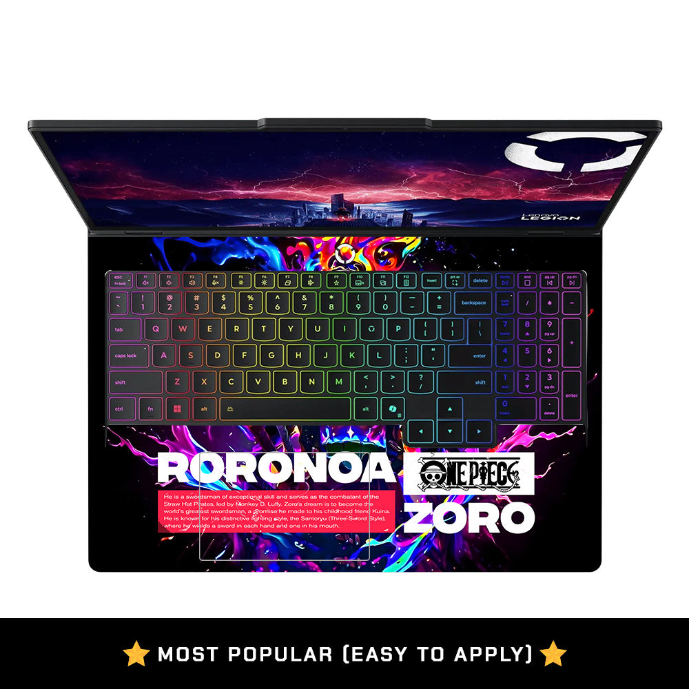 Neon Flame Swordsman Lenovo Legion Pro 5 16AFR10 Laptop Skin