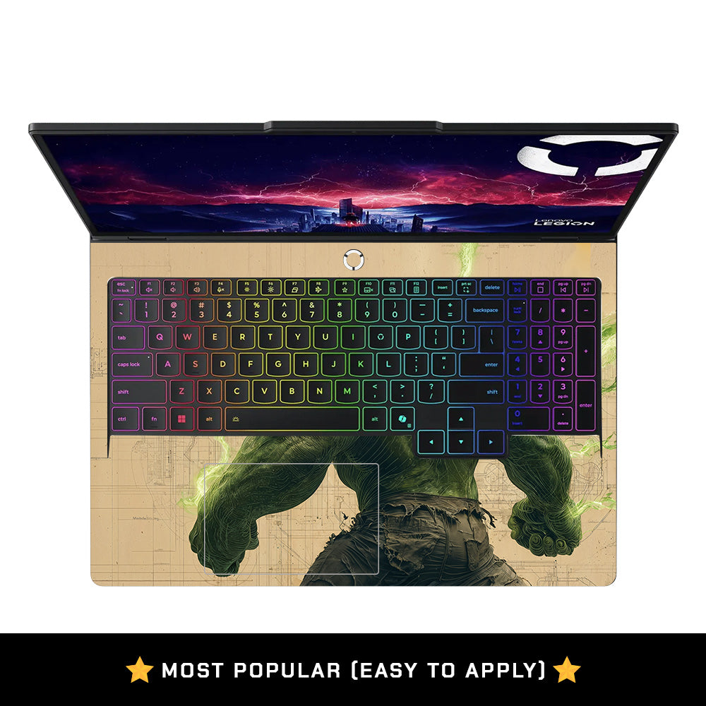 Hulk Unleashed Lenovo Legion Pro 5 16AFR10 Laptop Skin