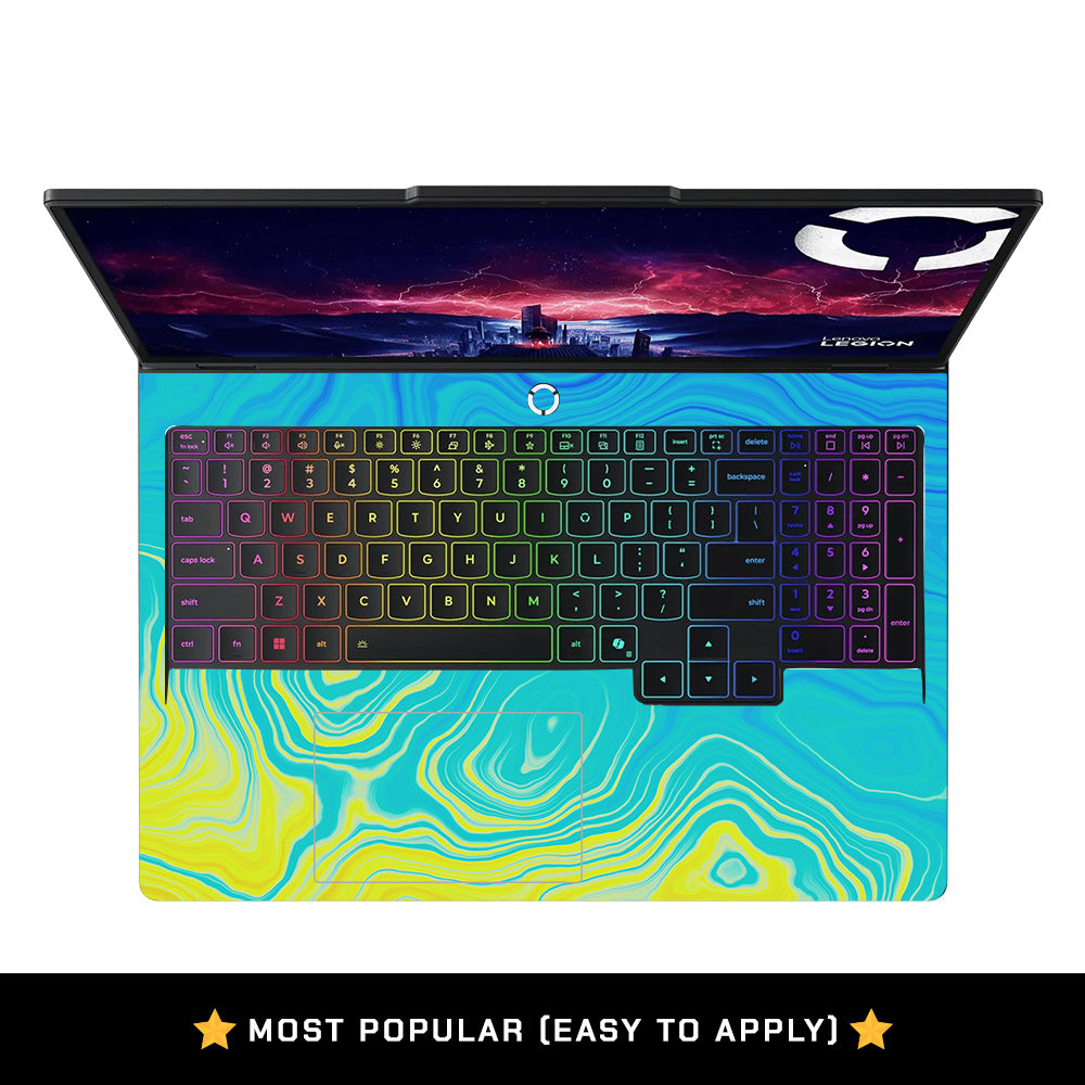 Ocean Gradient Waves Lenovo Legion Pro 5 16IAX10 Laptop Skin