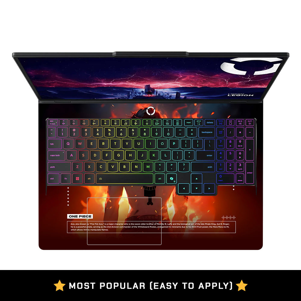 Anime Fire Pirate Lenovo Legion Pro 5 16IAX10 Laptop Skin
