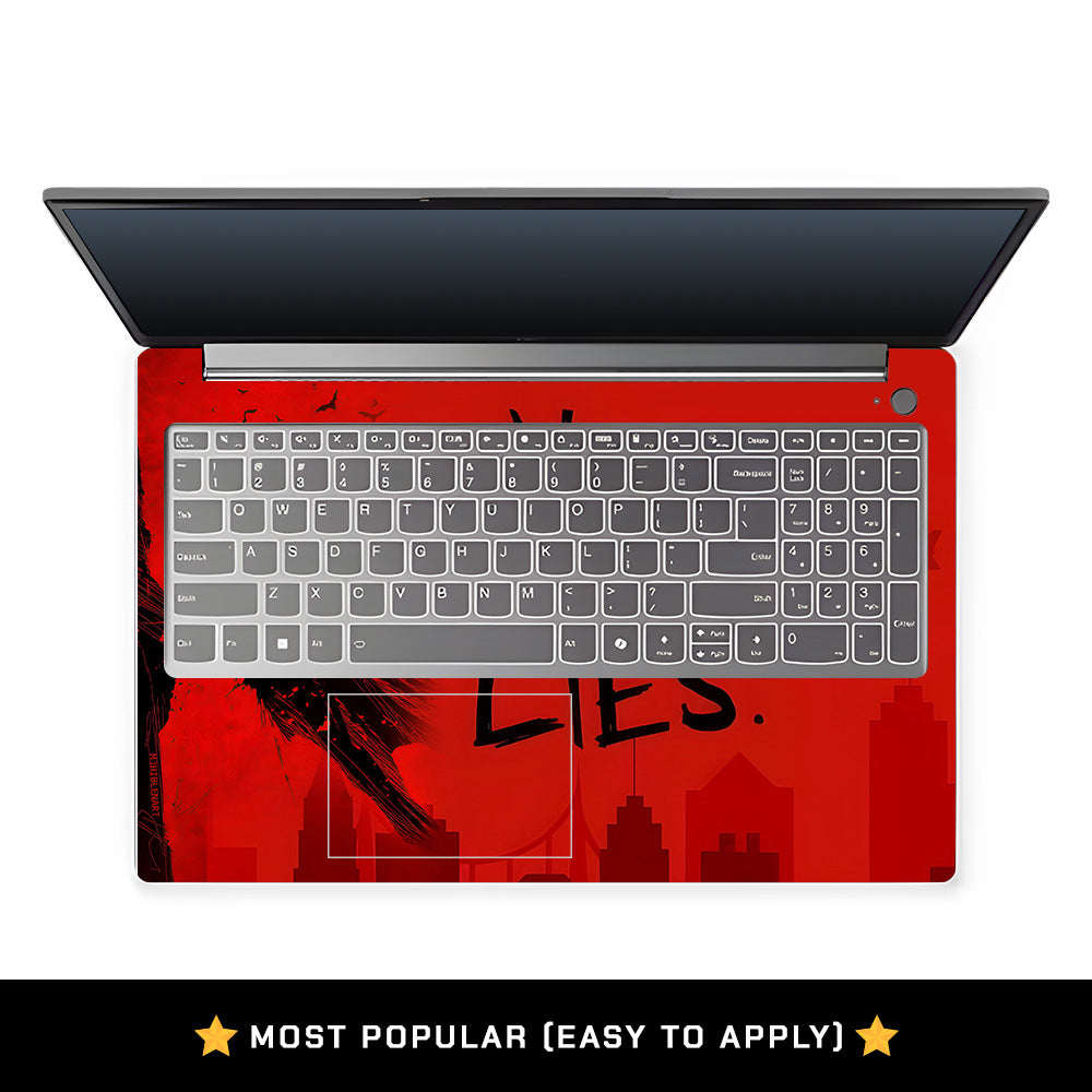 Batman No More Lies Lenovo LOQ Essential 15IAX9E Laptop Skin