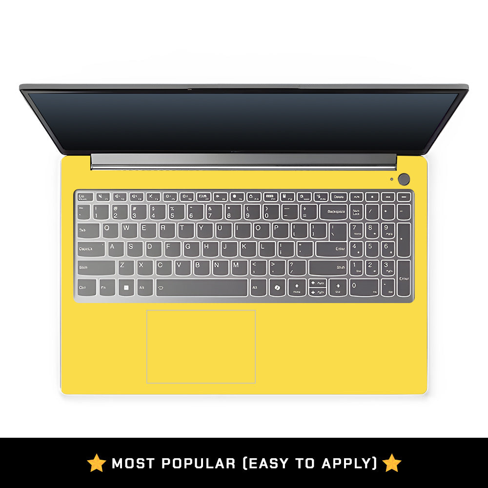 Textured Yellow Lenovo LOQ Essential 15IAX9E Laptop Skin