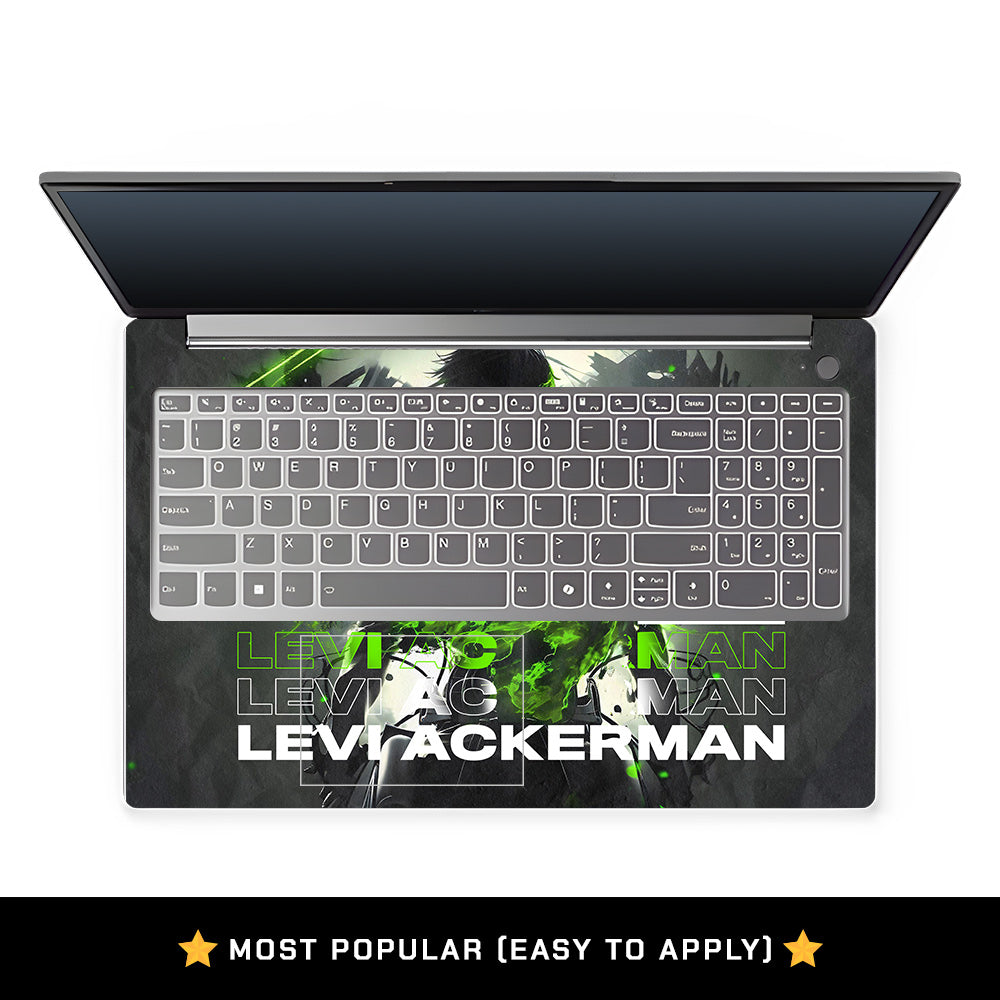 Neon Anime Swordsman Lenovo LOQ Essential 15IAX9E Laptop Skin