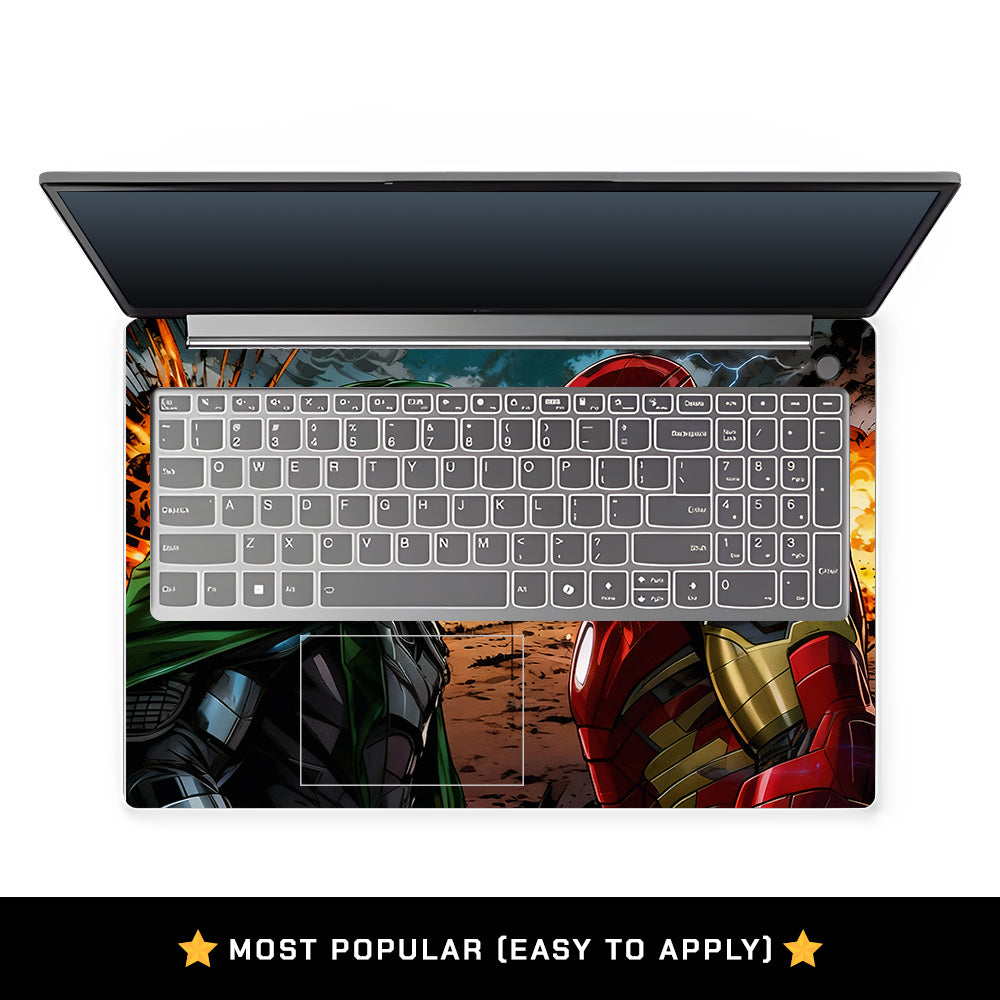 Armored Hero Showdown Lenovo LOQ Essential 15IAX9E Laptop Skin
