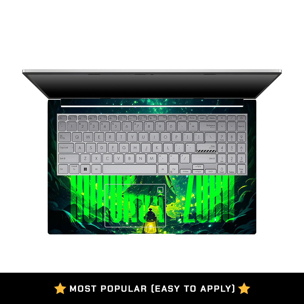Roronoa Zoro Green Fury Asus VivoBook 15 X1504VA Laptop Skin