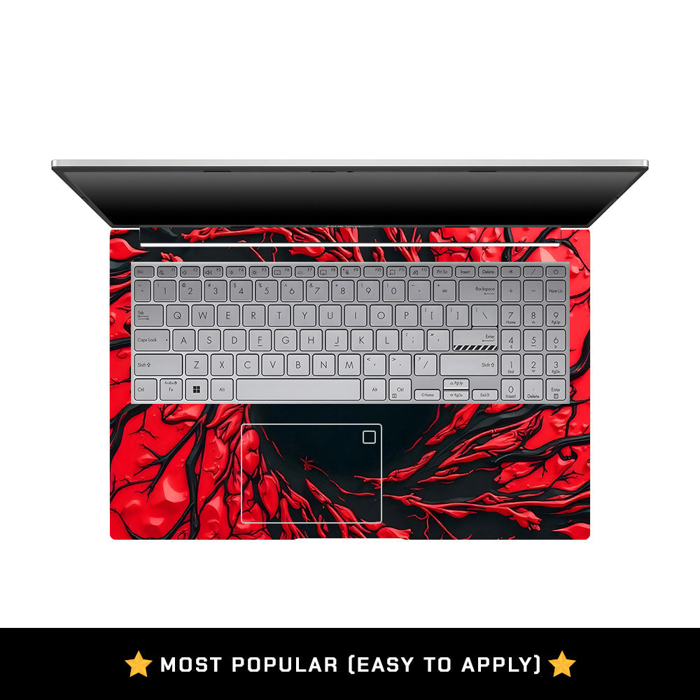 Spiderman Web Red Asus VivoBook 15 X1504VA Laptop Skin