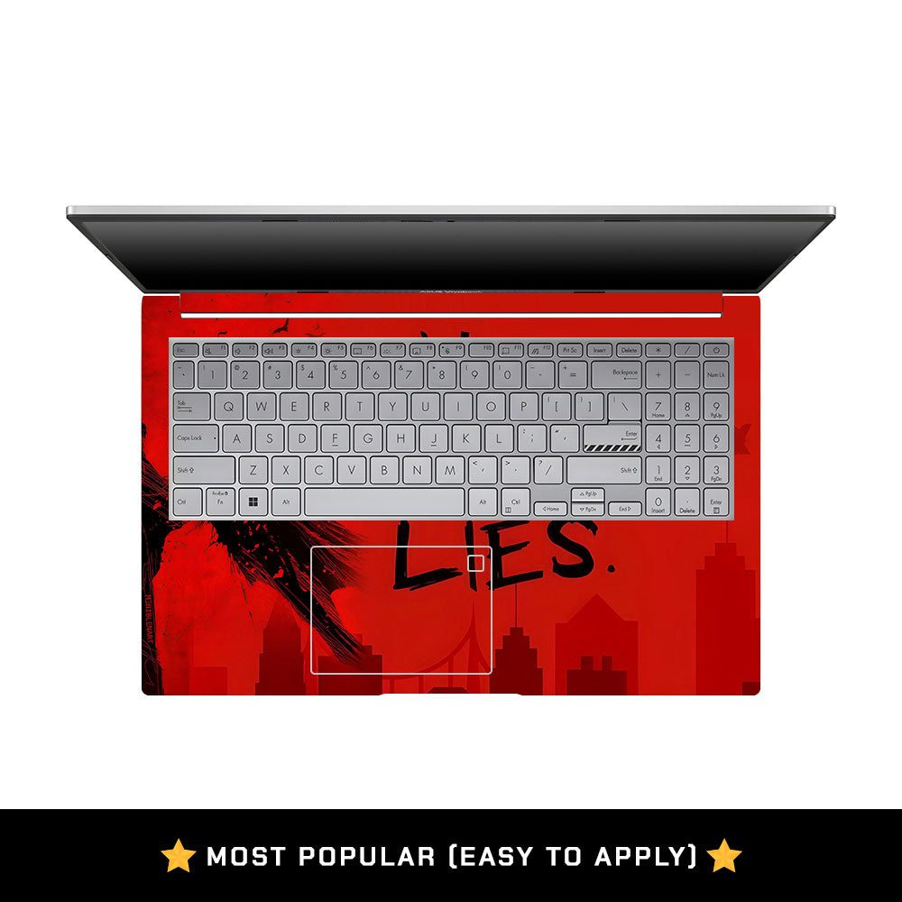 Batman No More Lies Asus VivoBook 15 X1504VA Laptop Skin