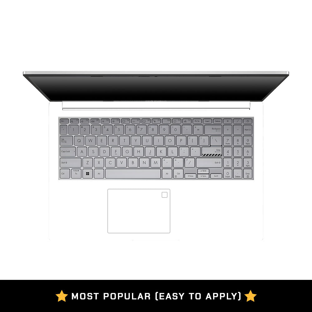 Textured White Asus VivoBook 15 X1504VA Laptop Skin
