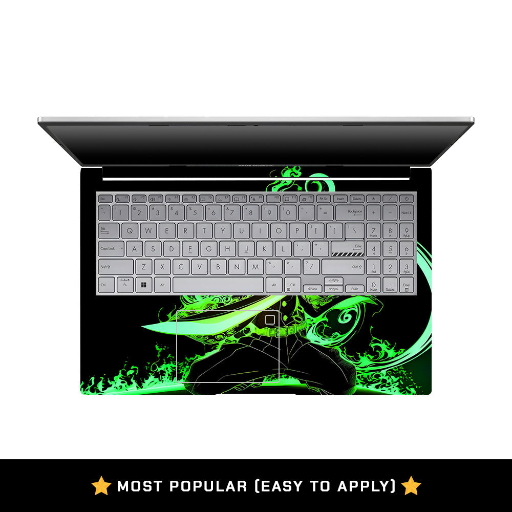 Tanjiro Green Flame Dance Asus VivoBook 15 X1504VA Laptop Skin