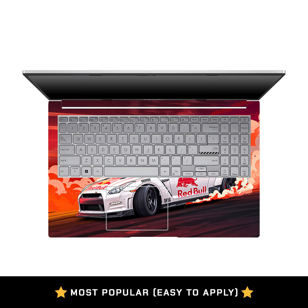 Nissan GTR Red Bull Drift Fury Asus VivoBook 15 X1504VA Laptop Skin