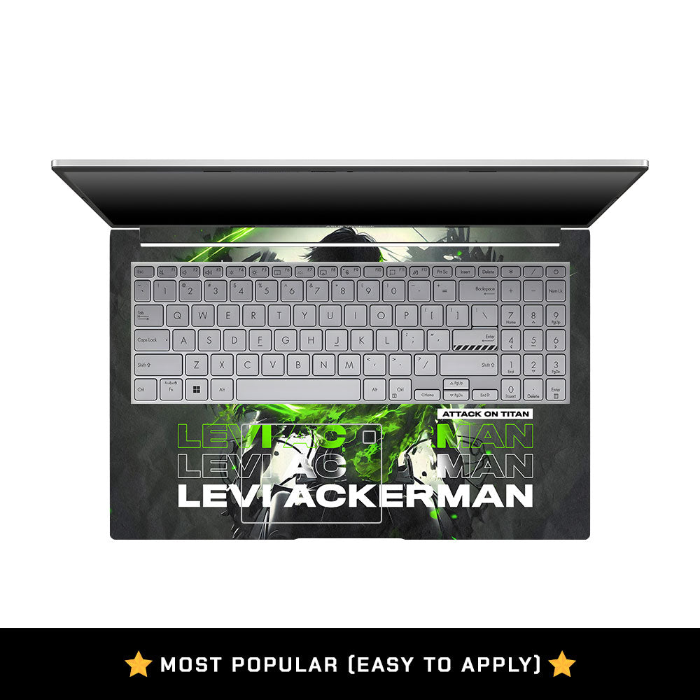 Neon Anime Swordsman Asus VivoBook 15 X1504VA Laptop Skin