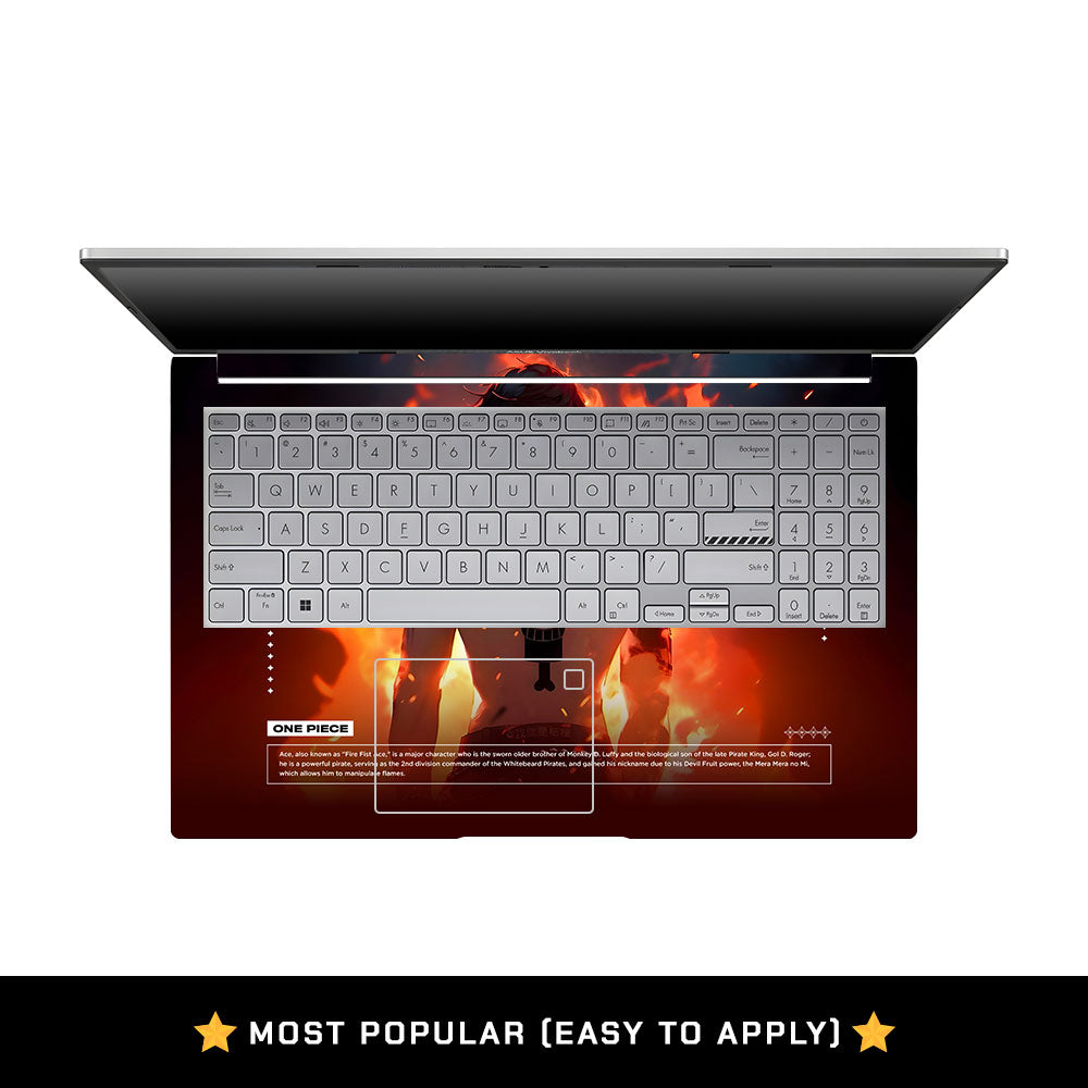 Fire Fist Ace Asus VivoBook 15 X1504VA Laptop Skin