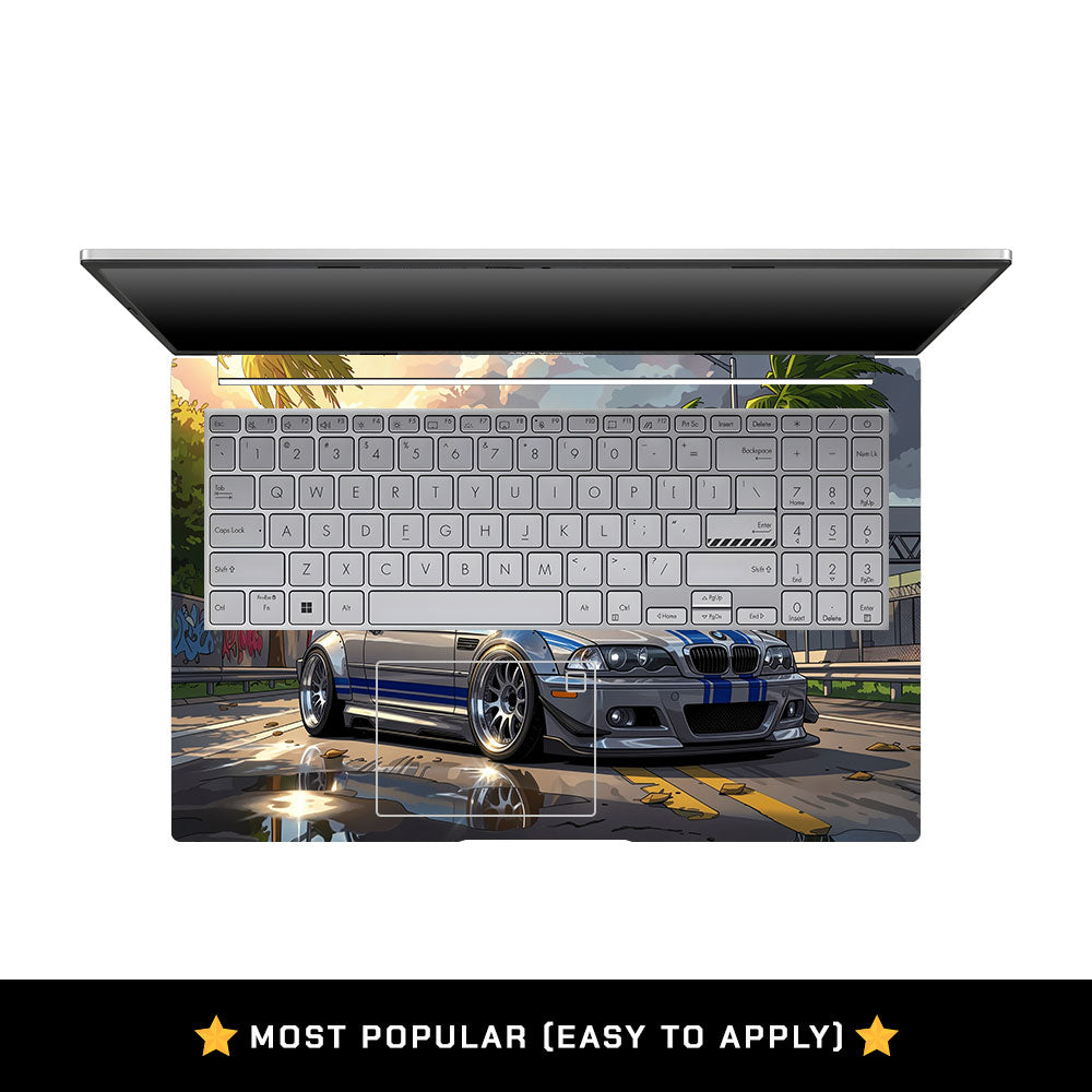 Street Icon BMW E46 Drift Legend Asus VivoBook 15 X1504VA Laptop Skin