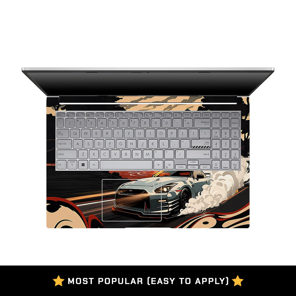 Samurai Rising Sun GTR Asus VivoBook 15 X1504VA Laptop Skin