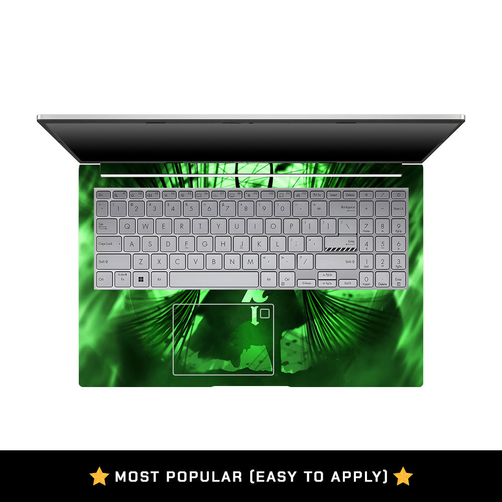 Loki's Green Aura Asus VivoBook 15 X1504VA Laptop Skin