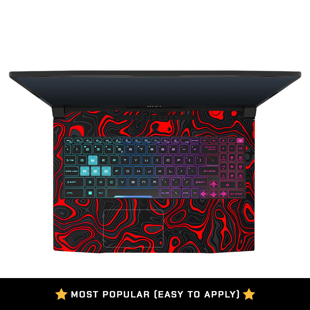 Crimson Waves MSI Katana 15 B13V Laptop Skin