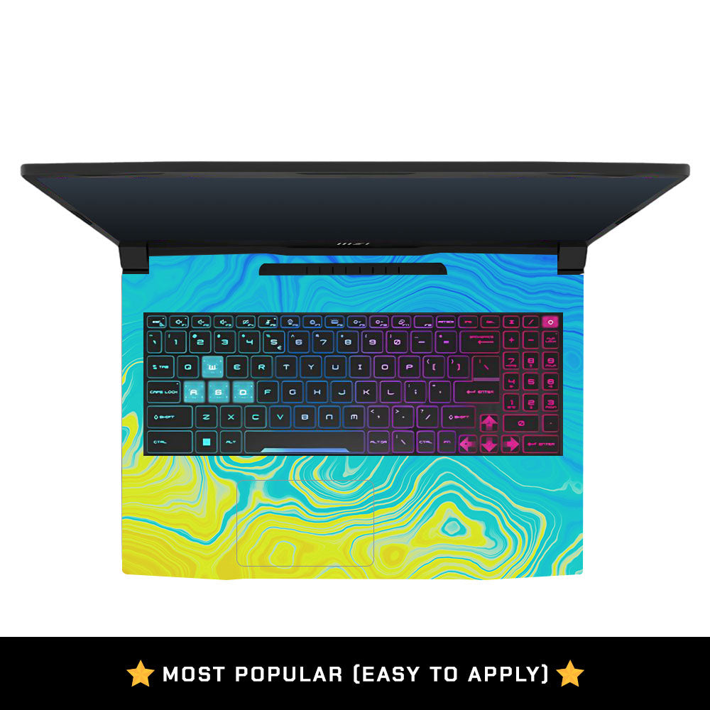 Ocean Gradient Waves MSI Katana 15 B13V Laptop Skin
