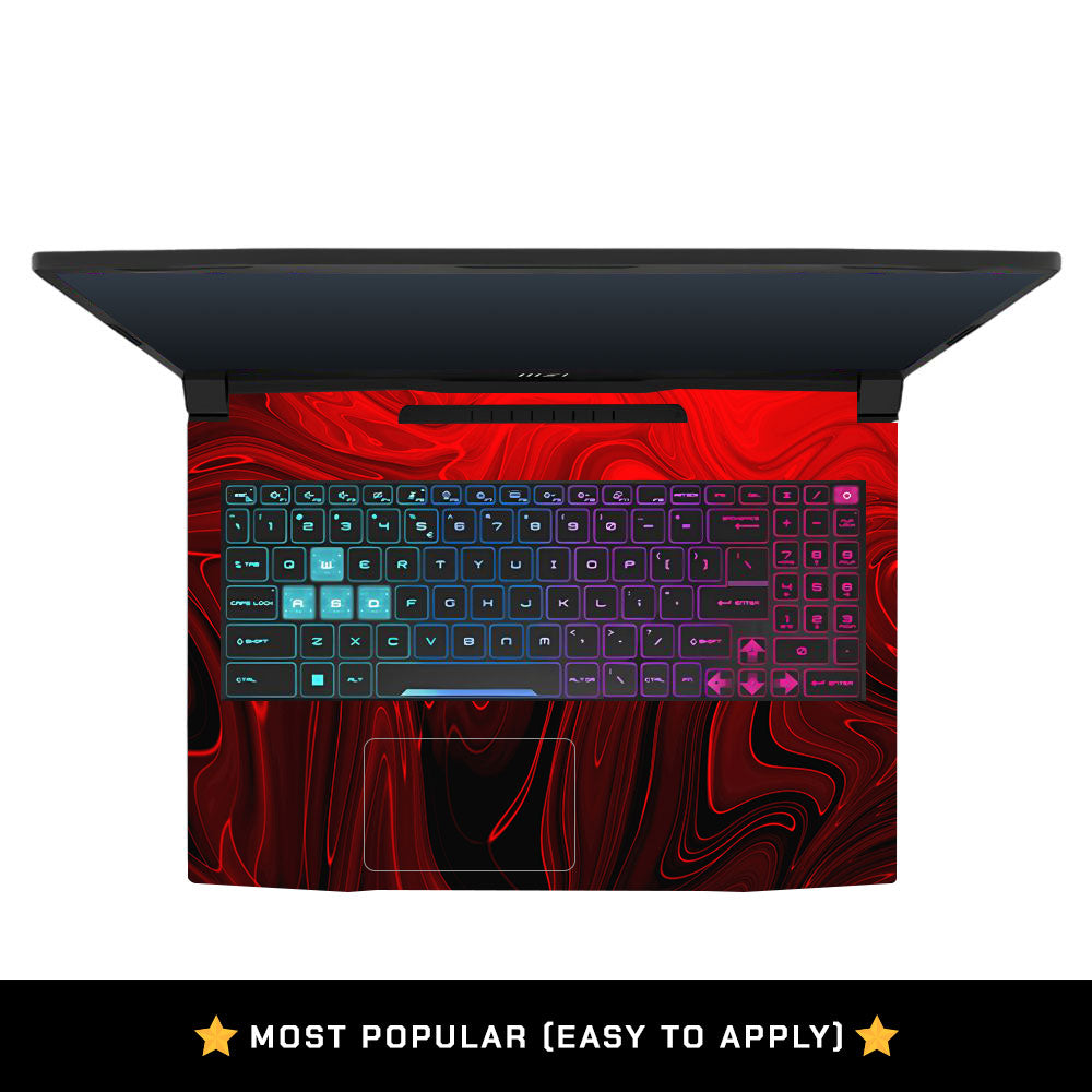 Fiery Waves MSI Katana 15 B13V Laptop Skin