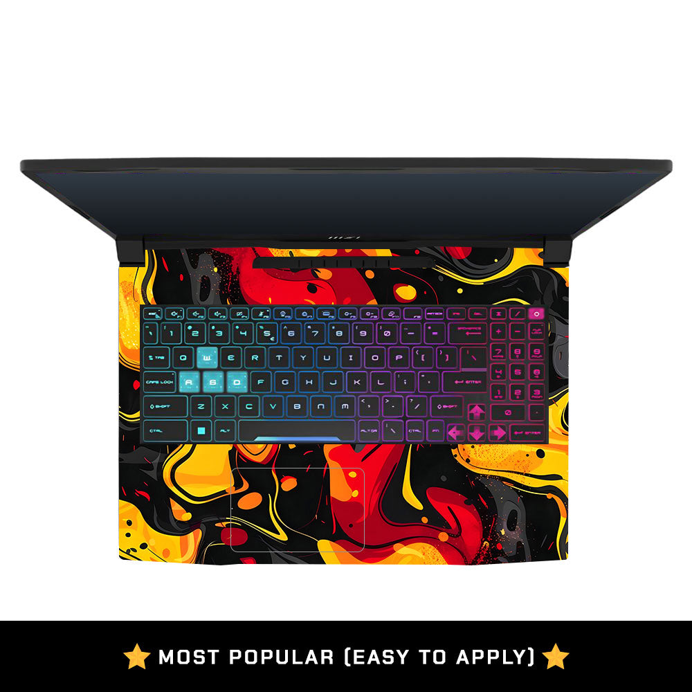 Lava Burst MSI Katana 15 B13V Laptop Skin
