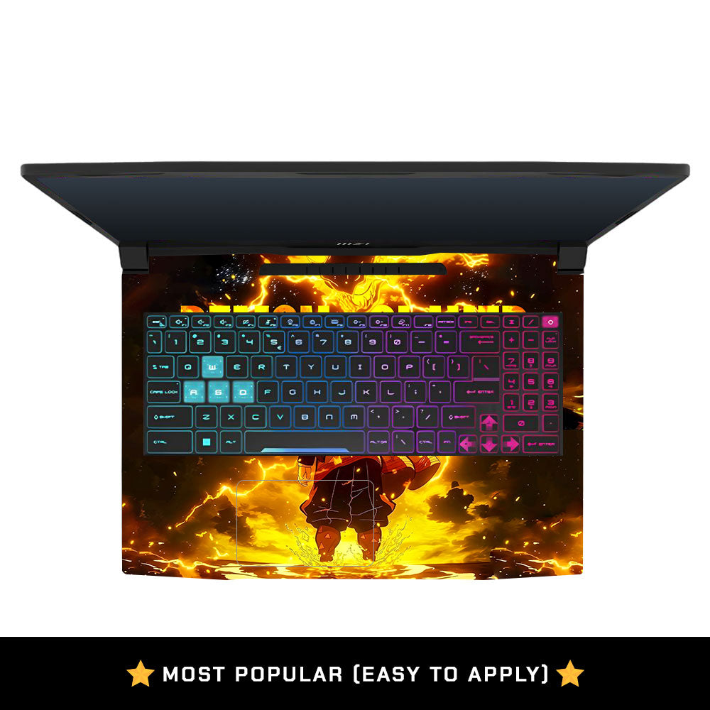 Zenitsu Lightning Strike MSI Katana 15 B13V Laptop Skin