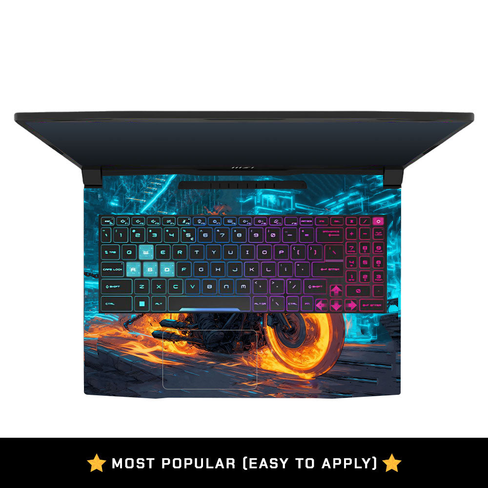 Hellfire Rider MSI Katana 15 B13V Laptop Skin