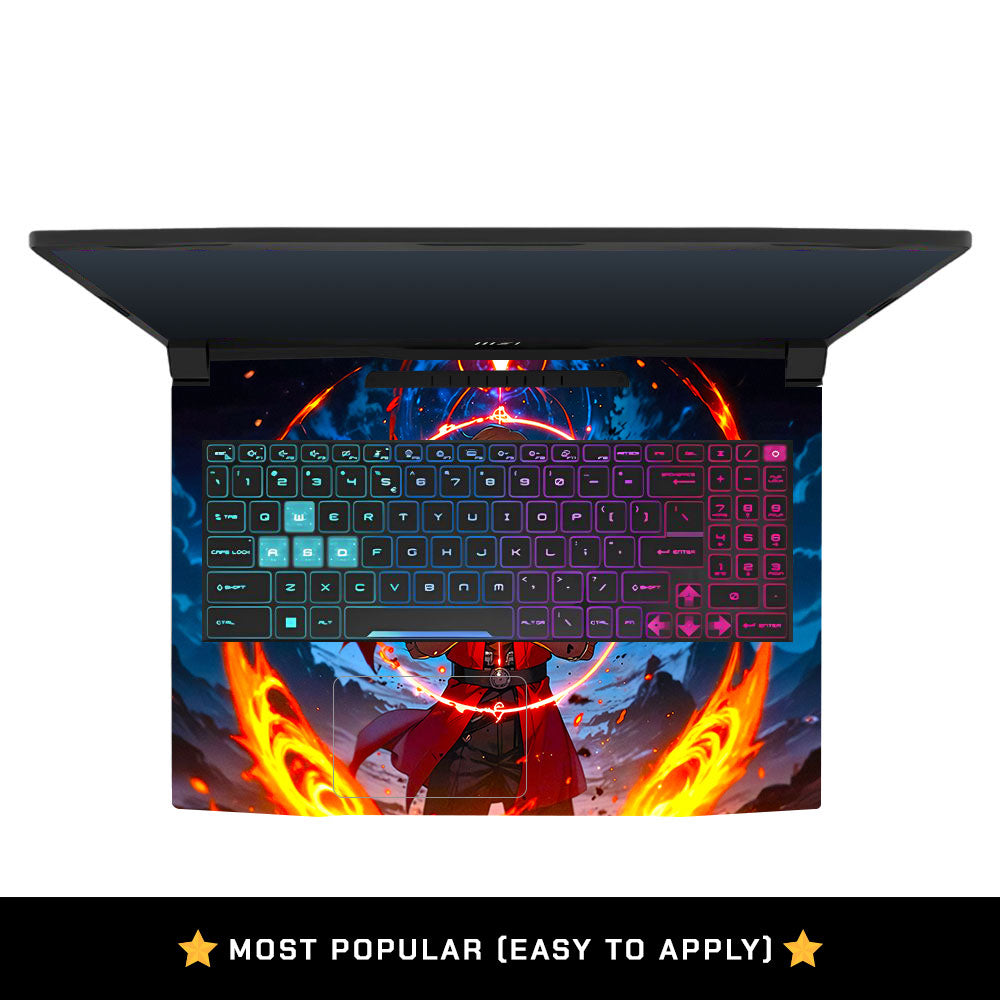 Anime Alchemist Warrior MSI Katana 15 B13V Laptop Skin