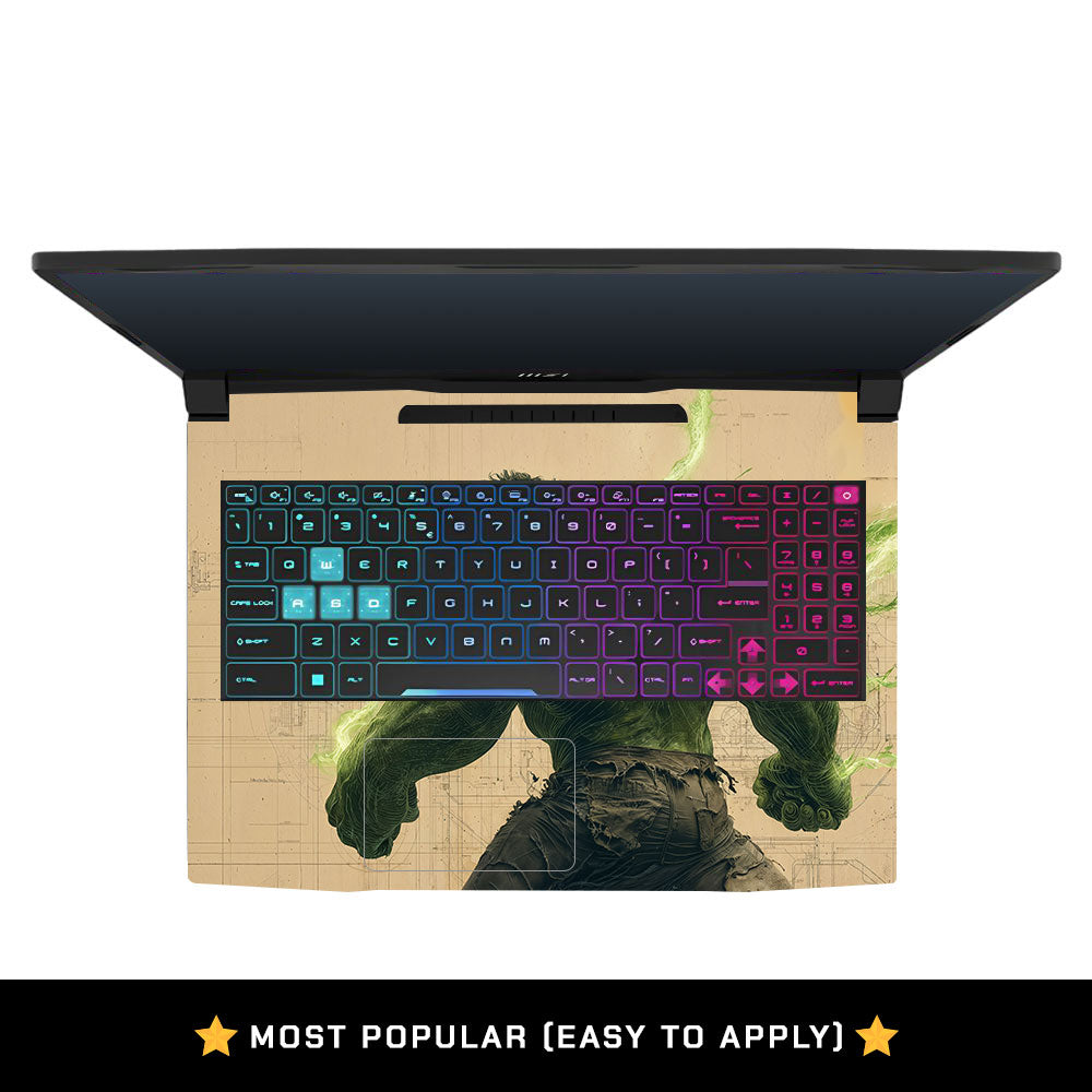 Jade Giant Unleashed MSI Katana 15 B13V Laptop Skin