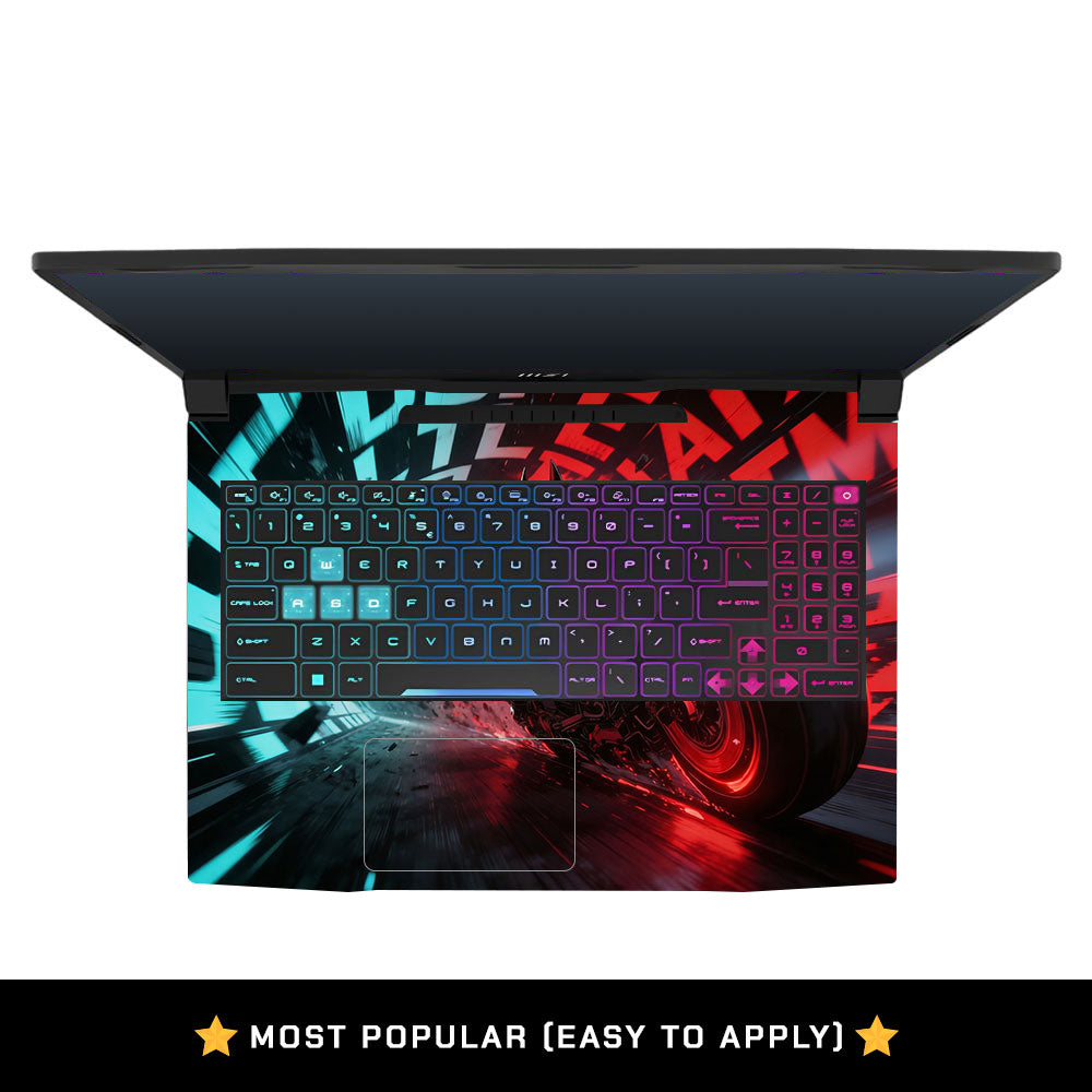 Dark Knight Overdrive MSI Katana 15 B13V Laptop Skin