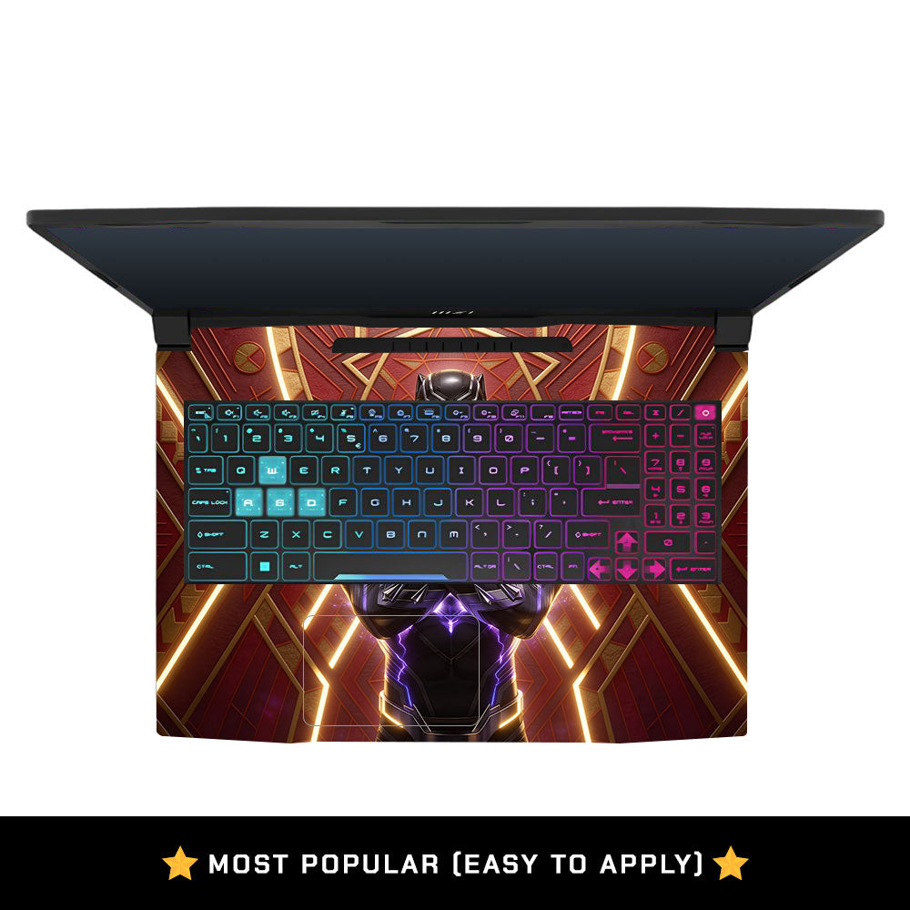 Wakanda Royal Power MSI Katana 15 B13V Laptop Skin