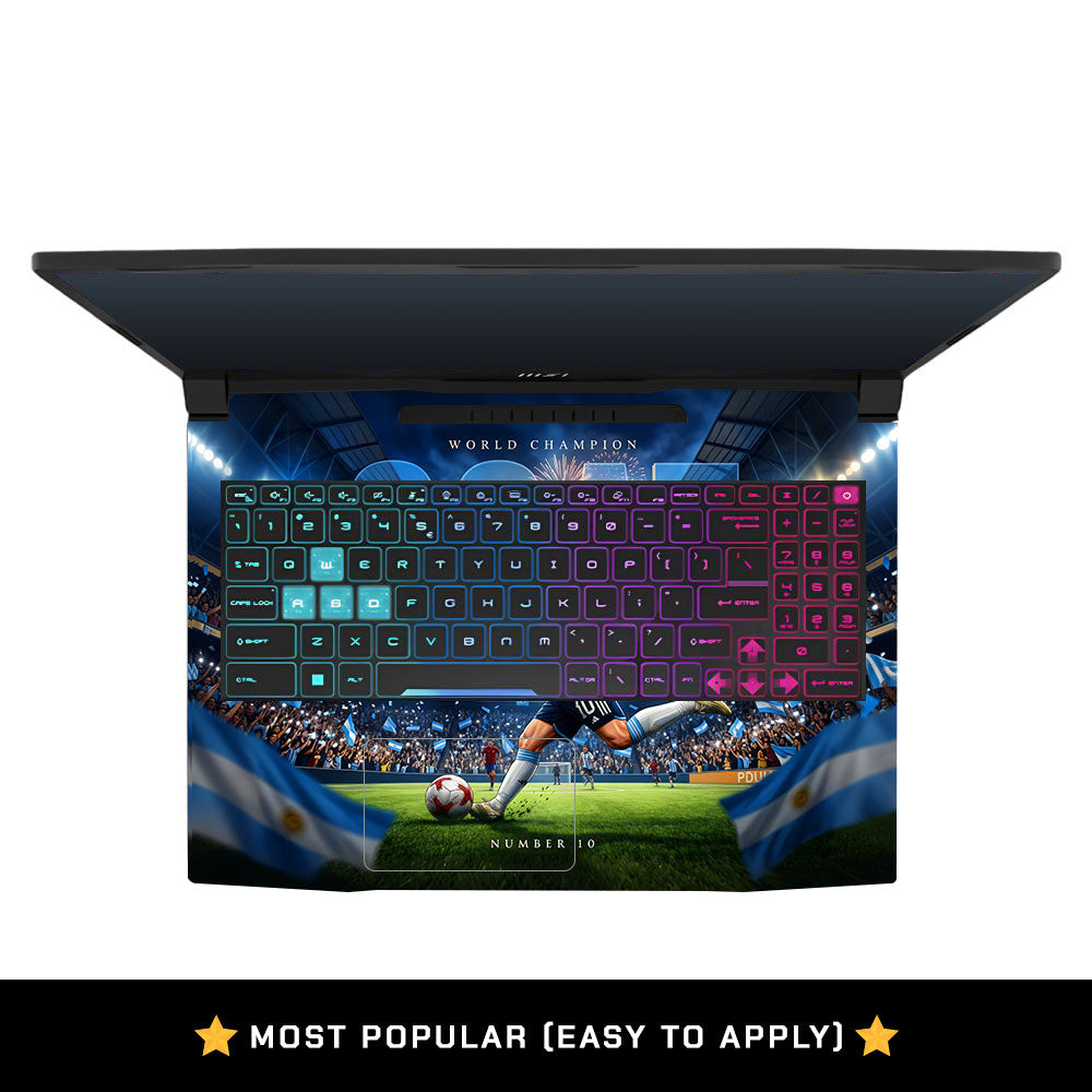 Messi World Champ Energy MSI Katana 15 B13V Laptop Skin