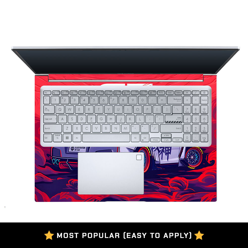 JDM Racing Edition Asus Vivobook X1605ZA Laptop Skin