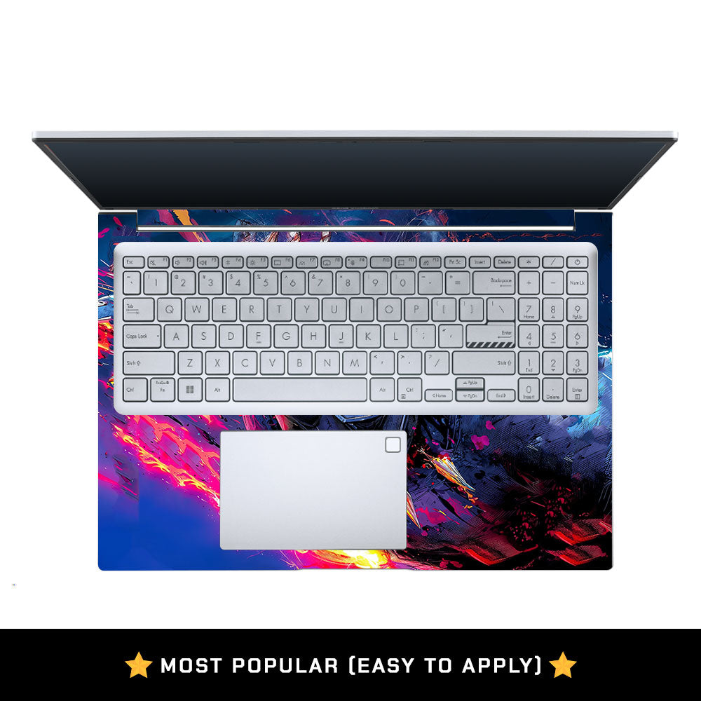 Vibranium Fury Wakandan Charge Asus Vivobook X1605ZA Laptop Skin