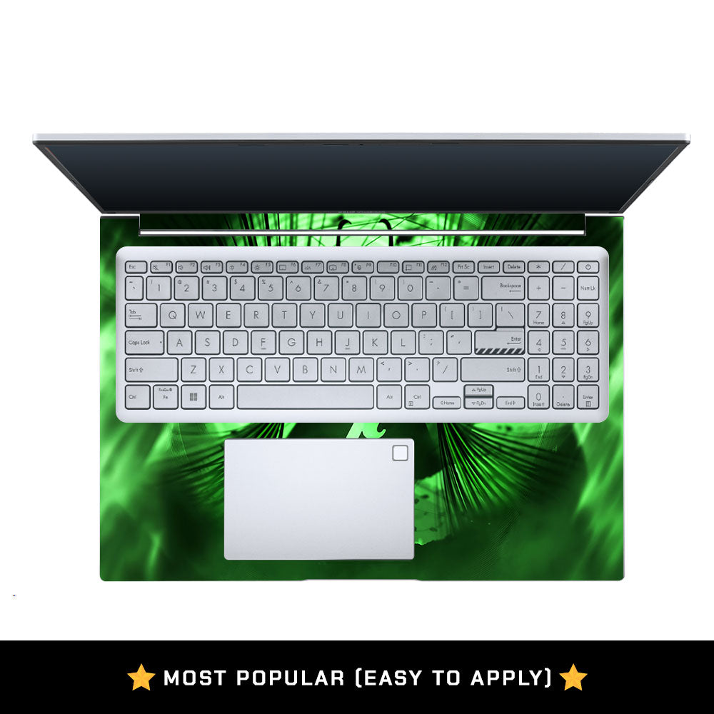 Loki's Green Aura Asus Vivobook X1605ZA Laptop Skin
