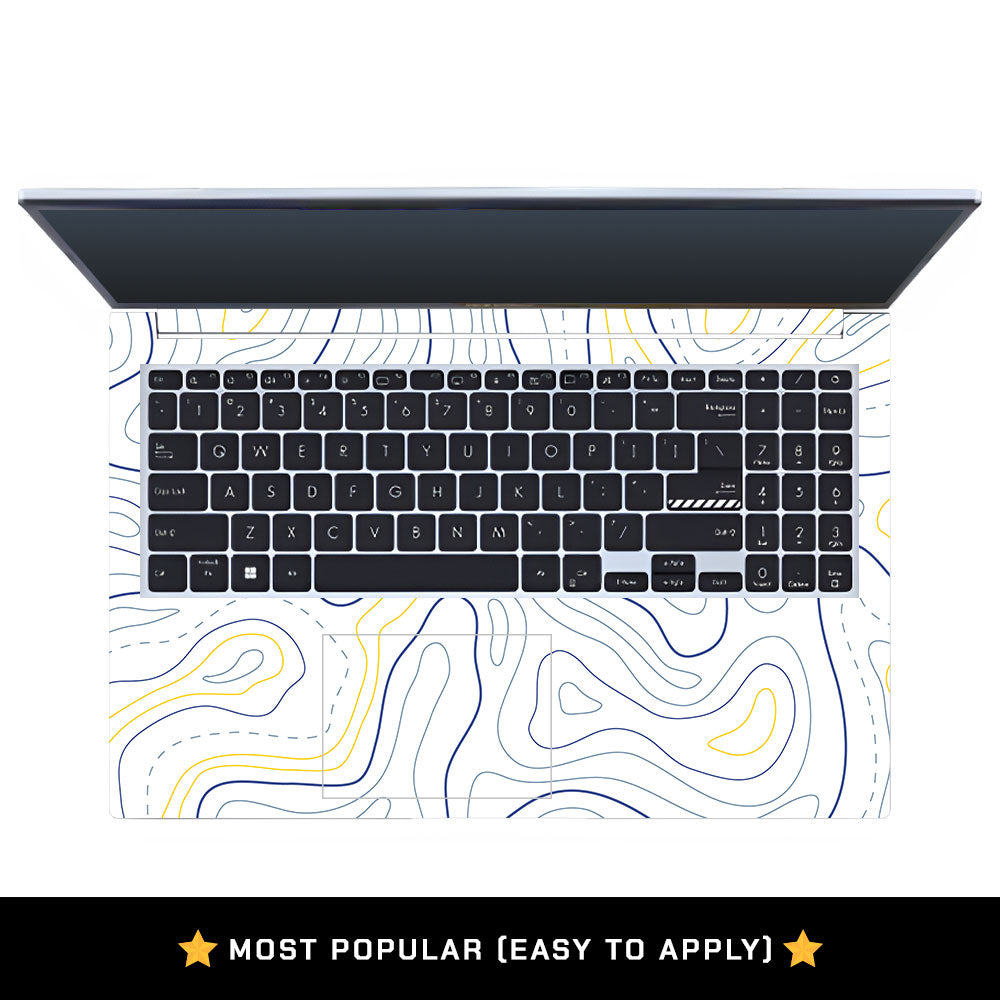 Minimalist Colorful Contours Asus Vivobook 15 X1502ZA Laptop Skin