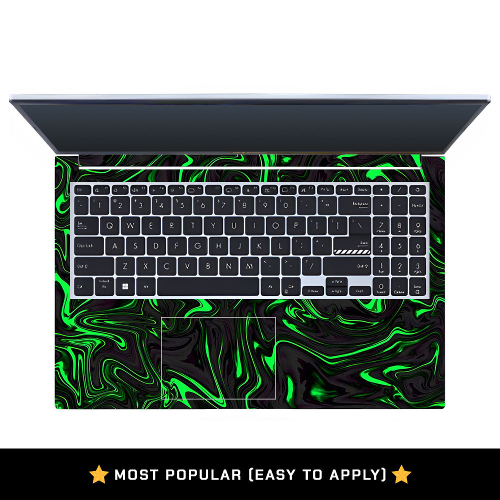 Neon Green Marble Asus Vivobook 15 X1502ZA Laptop Skin