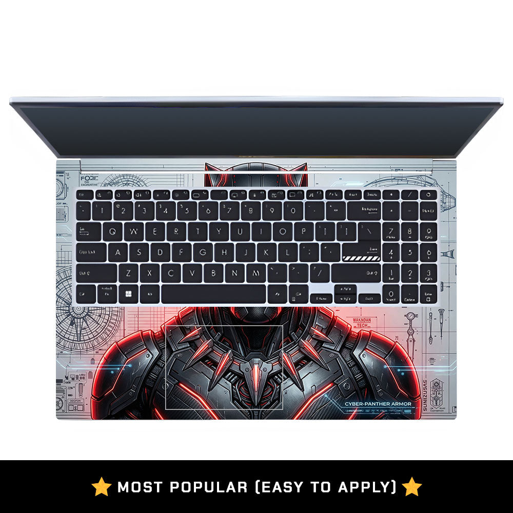 Black Panther Vibranium Tech Asus Vivobook 15 X1502ZA Laptop Skin