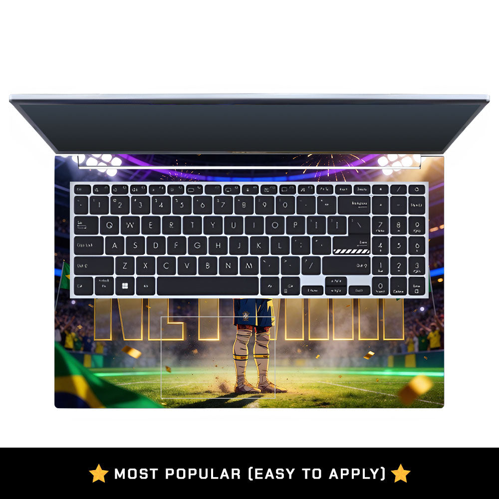 Golden Flair Aura Asus Vivobook 15 X1502ZA Laptop Skin