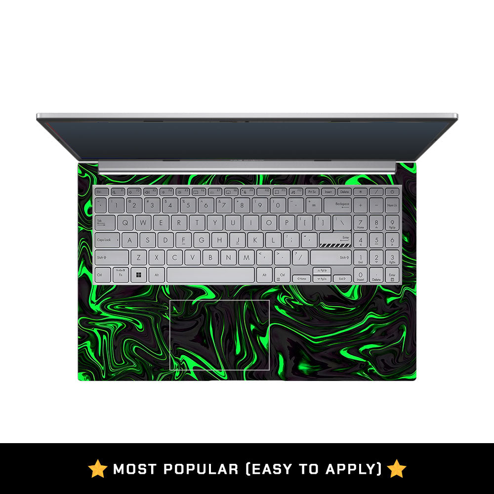 Neon Green Marble Asus Vivobook 15 X1504ZA Laptop Skin