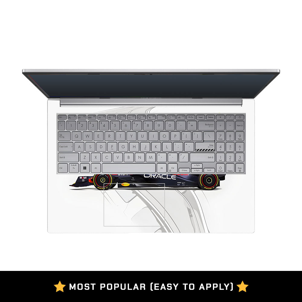 Red Bull Racing in Action Asus Vivobook 15 X1504ZA Laptop Skin